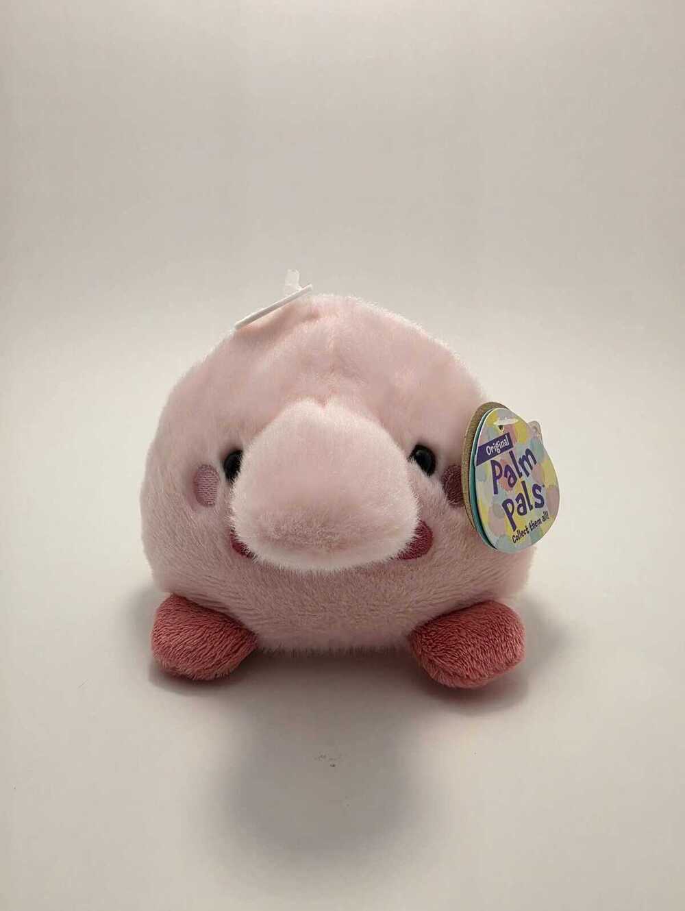 Aurora Palm Pals Bart Blobfish Plush Stuffed Animal Toy (4 inch)